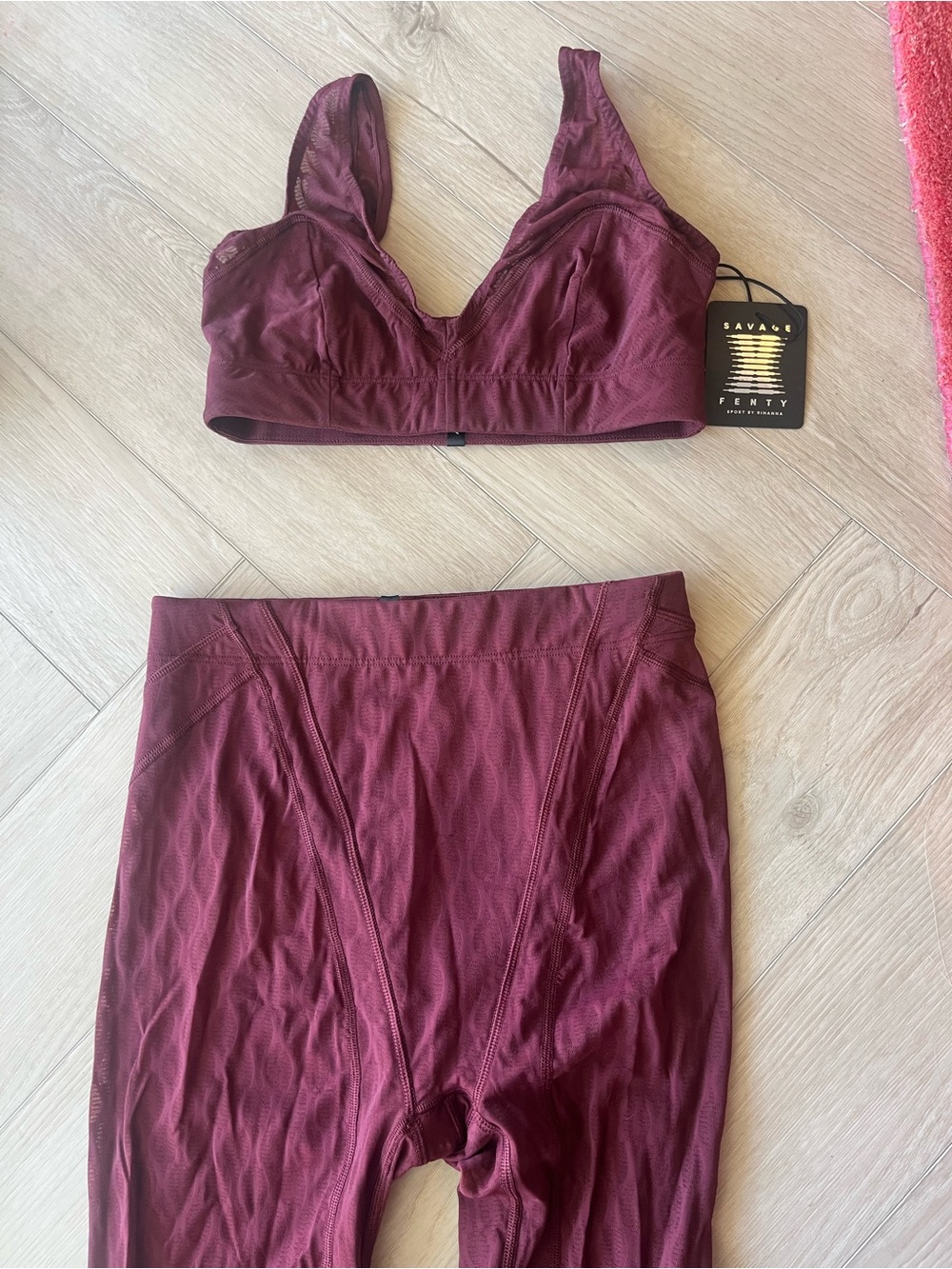 Savage Fenty HIGH-WAIST X MESH LEGGING SET - Picture 4 of 8